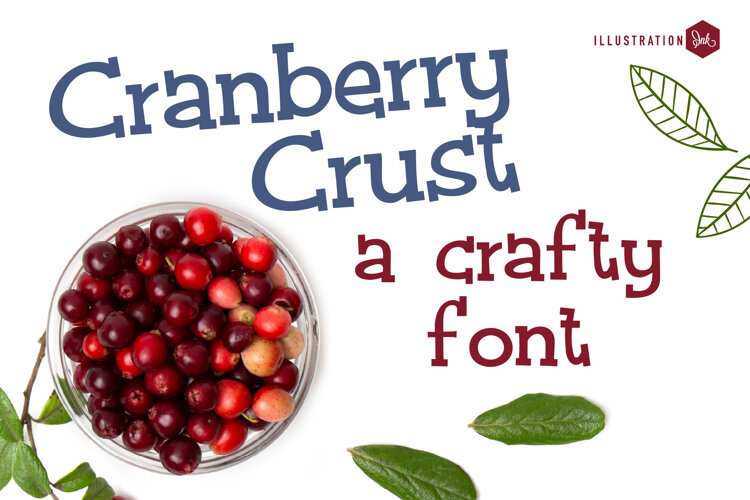 Cranberry Crust Font Family example image 1