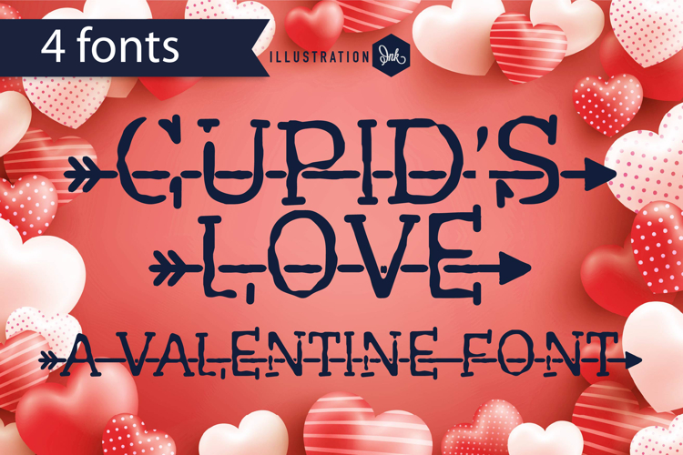 PN Cupids Love Font Family