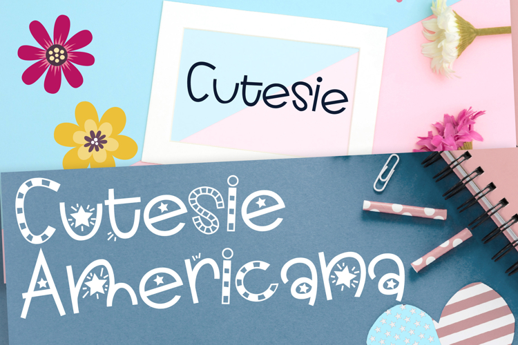 Cutesie Americana Font Family
