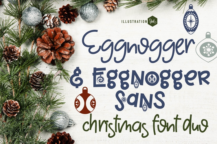Eggnoger Font Duo