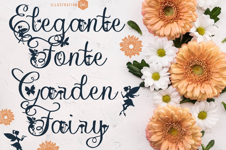 Elegante Fonte Garden Fairy Family
