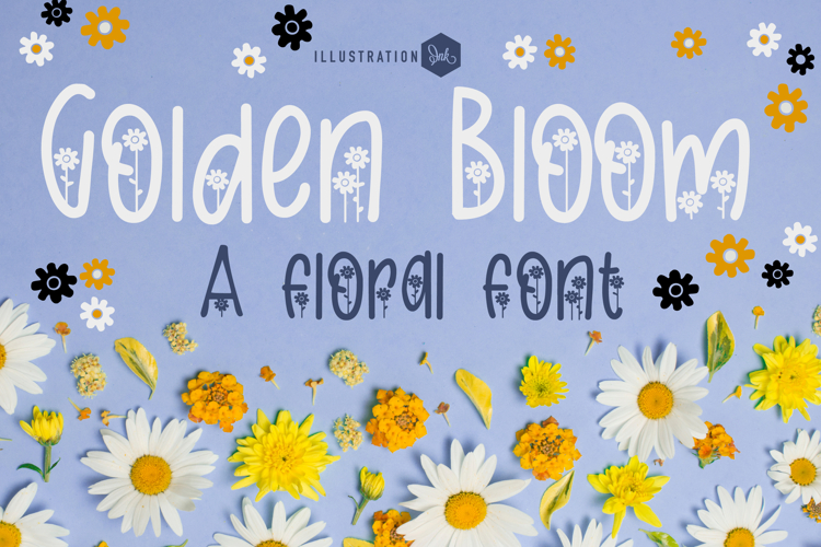 Golden Bloom Font Family