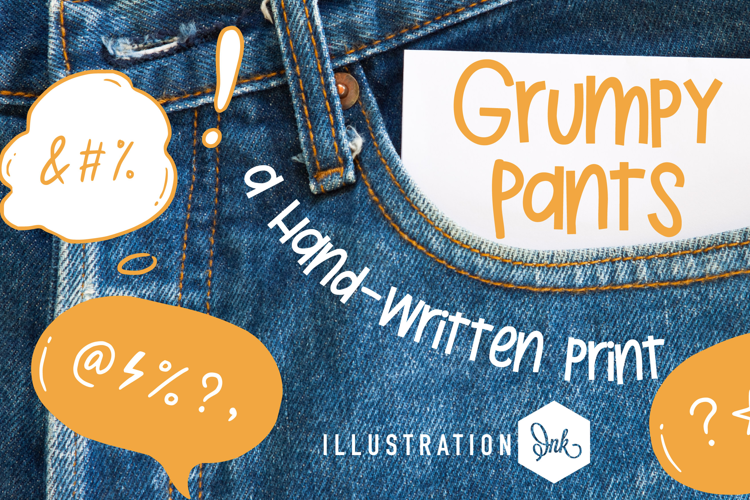 Grumpy Pants Font Family