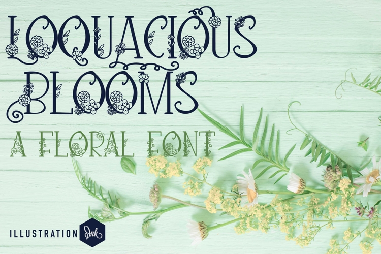 Loquacious Bloom Font Family