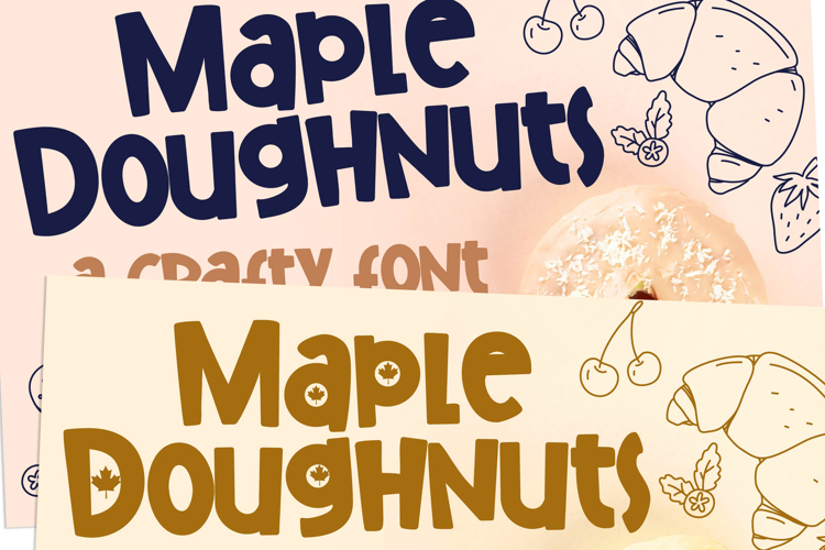 Maple Doughnuts Font Family