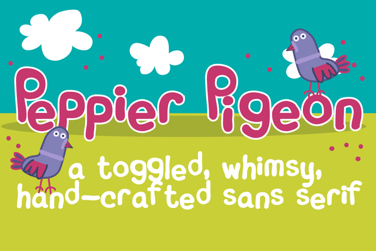 Peppy Pigeon Font Family