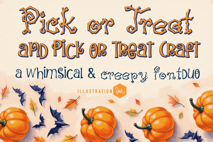 Pick or Treat Font Duo