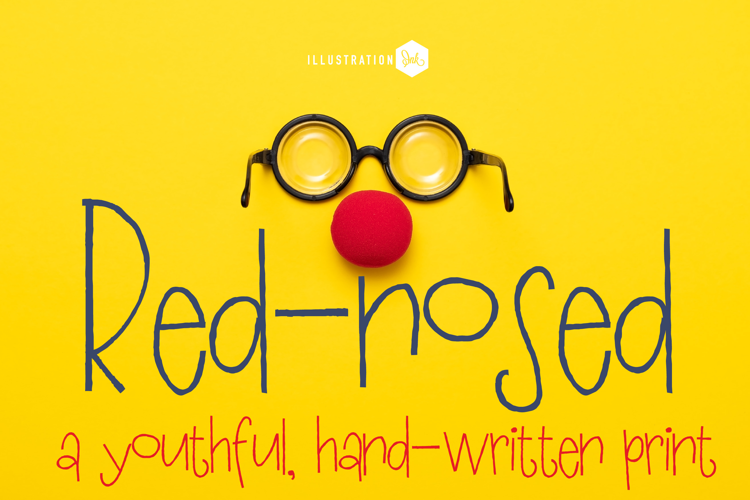 Red-Nosed Font Family