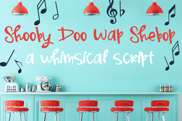 Shooby Doo Wap She Bop Font Family