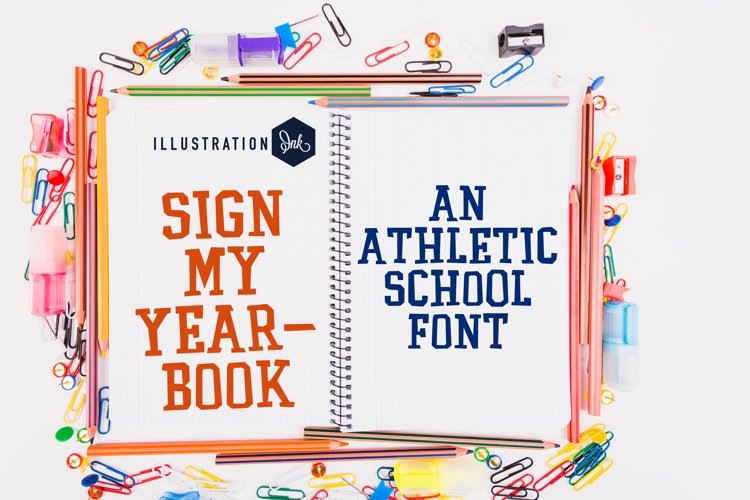 Hand crafted School Themed Font Hand crafted School Themed Font