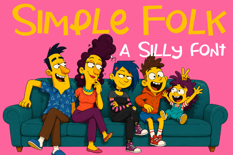 Simple Folk Font Family