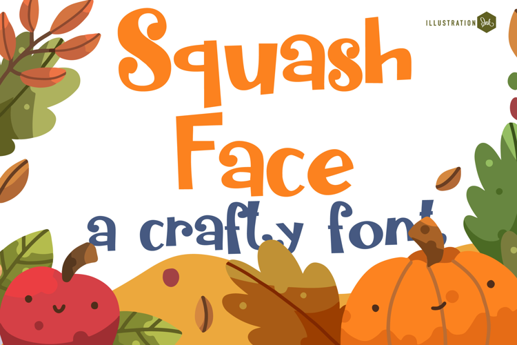 Squash Face Font Family