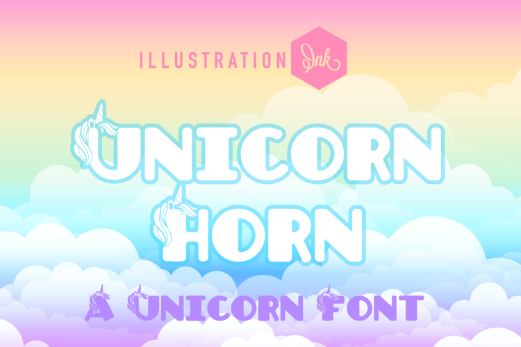 Unicorn Horn Font Family