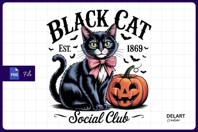 Black Cat Clipart Image 20
