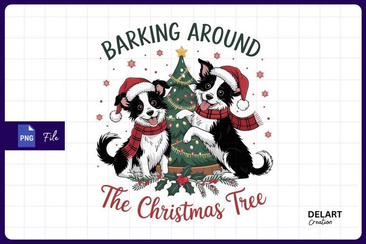 Border Collie Clipart Image 14