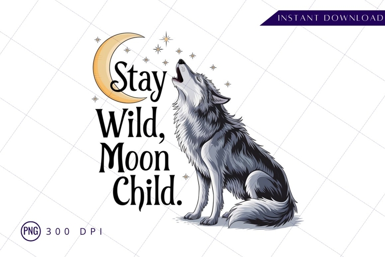 Howling Wolf Clipart Image 24