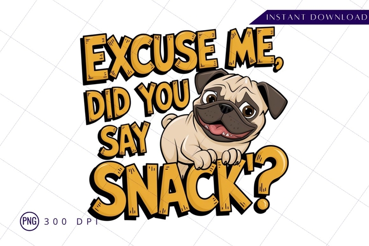 Pug Clipart Image 9