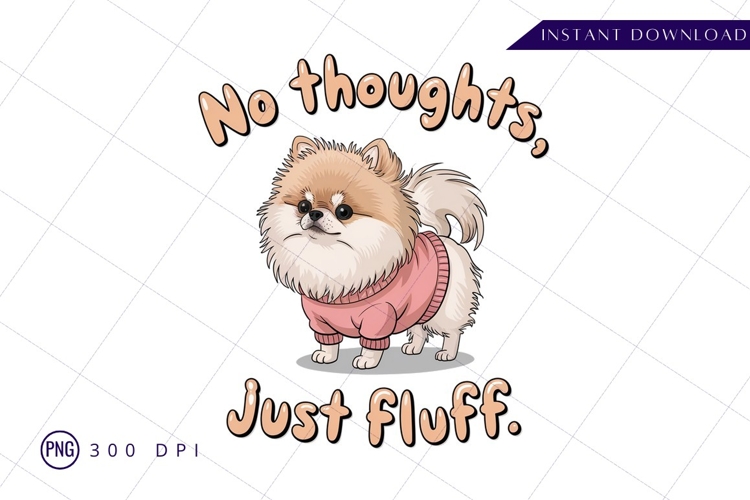 Pomeranian Clipart Image 2