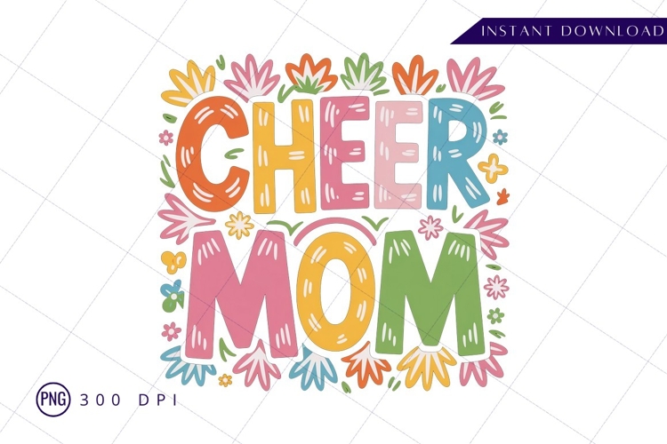 Cheer Mom Clipart Image 11