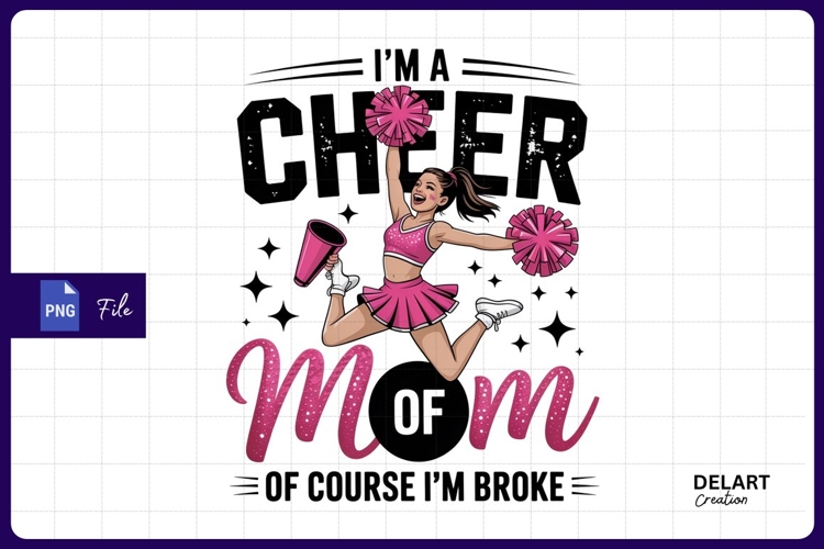 Cheer Mom Clipart Image 5