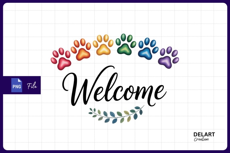 Paw Prints Clipart Image 3