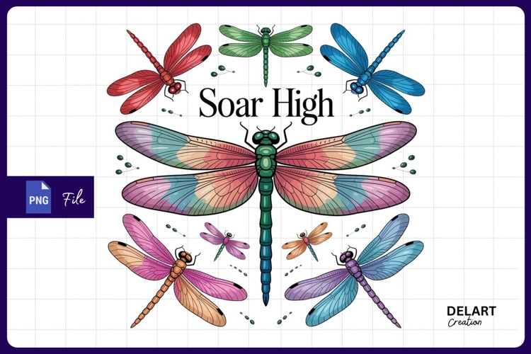 Dragonfly Clipart Image 17