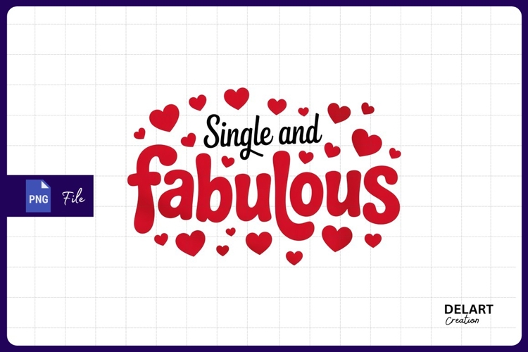 Single and fabulous Sublimation PNG Design