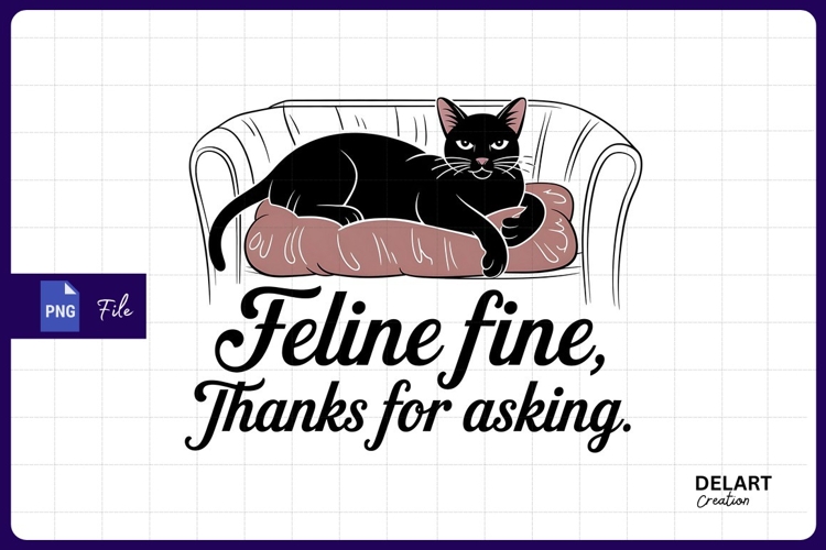 Black Cat Clipart Image 18