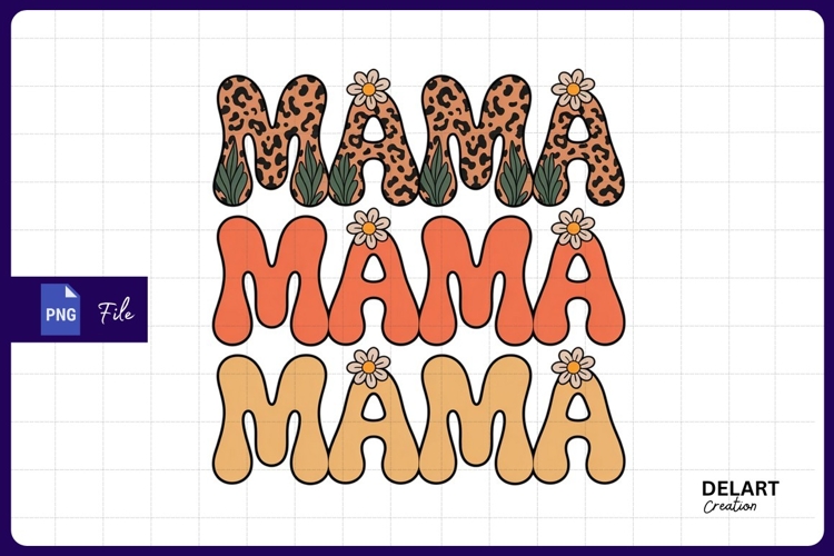 Mama Sublimation Design Image 5