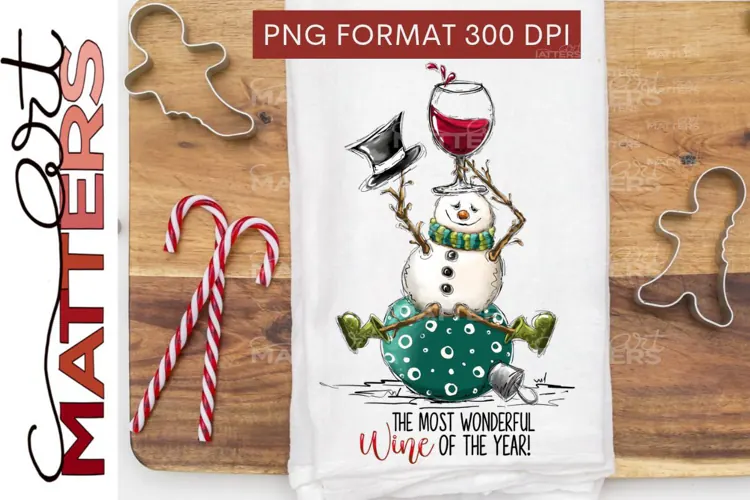 Tipsy Snowman The most wonderful wine of the year