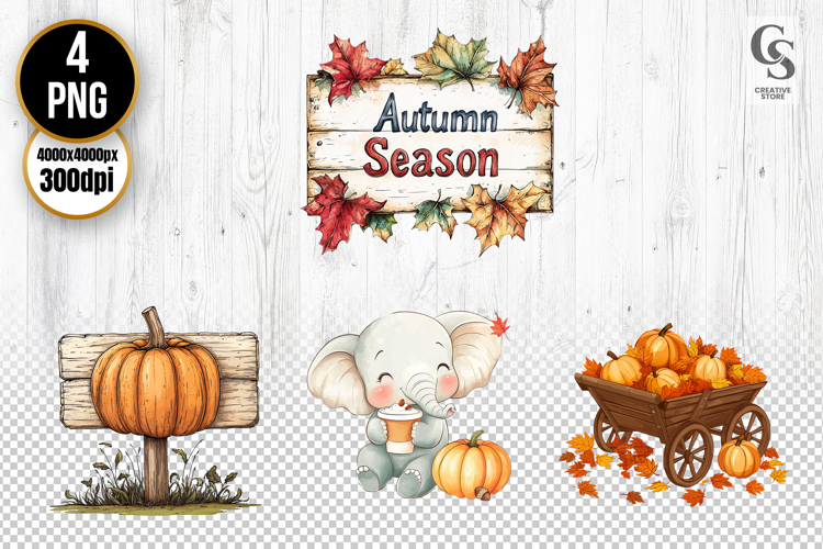 Fall Pumpkin Clipart Image 2