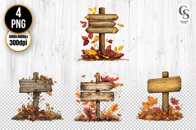 Wooden Sign Clipart Image 2