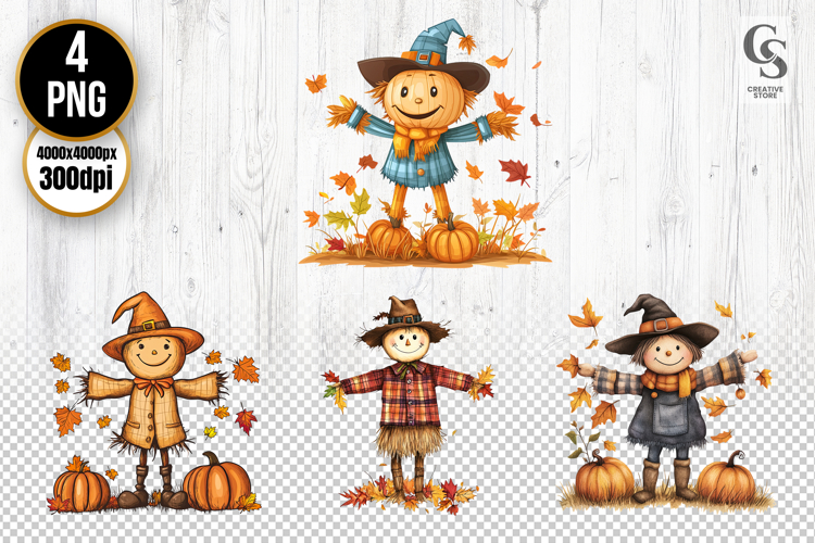 Cute Scarecrow Clipart Image 19