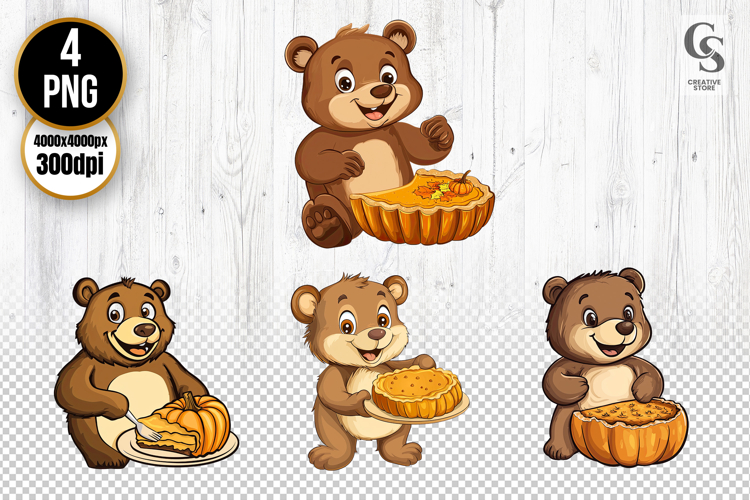 Cute Bear Clipart Image 14