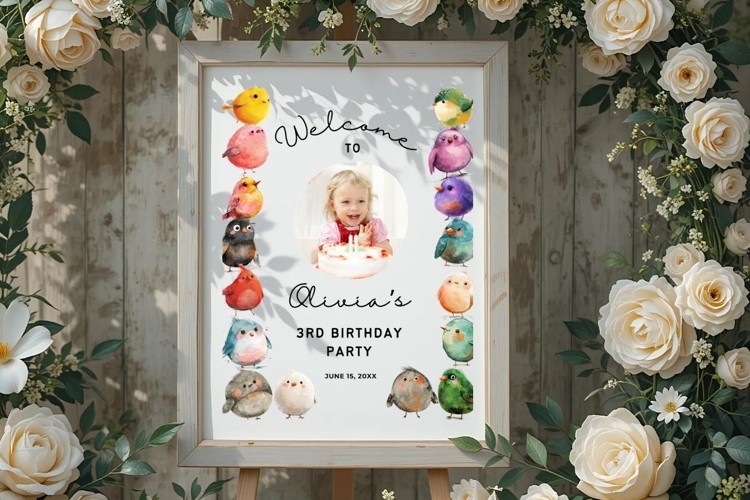 Baby Shower Welcome Sign Template 169