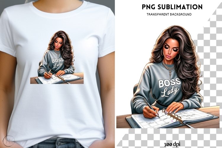 Business Woman PNG Digital Download example image 1