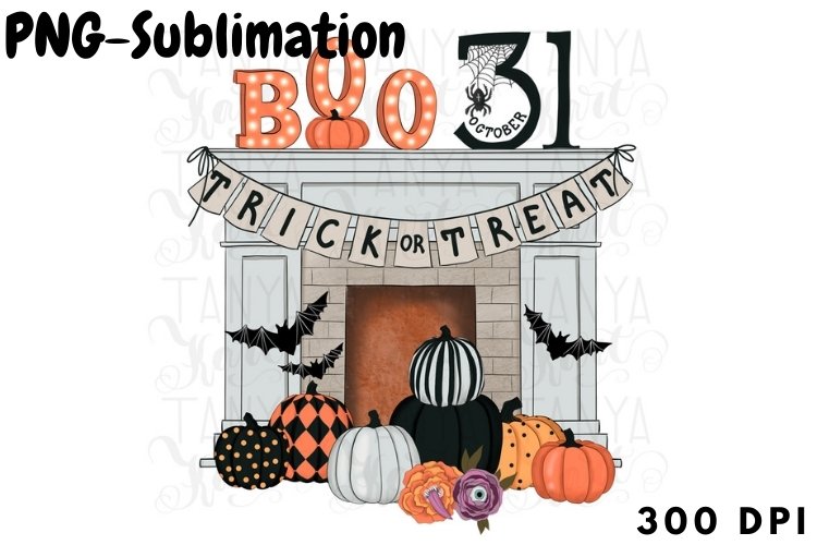 Halloween Design Pumpkins Sublimation
