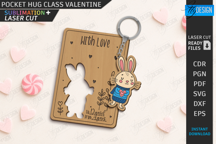 Valentine’s Day Greeting Card Laser Cut|Valentine’s Keyring