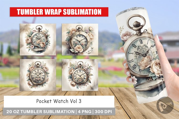 Pocket Watch Clipart Image 8