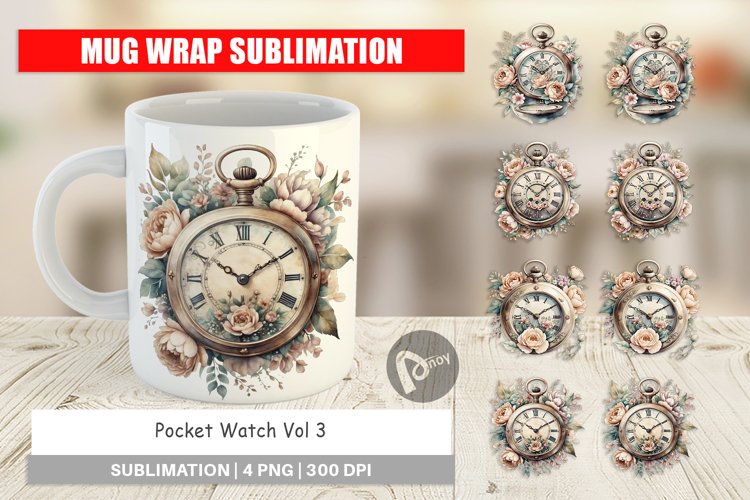 Pocket Watch Clipart Image 12