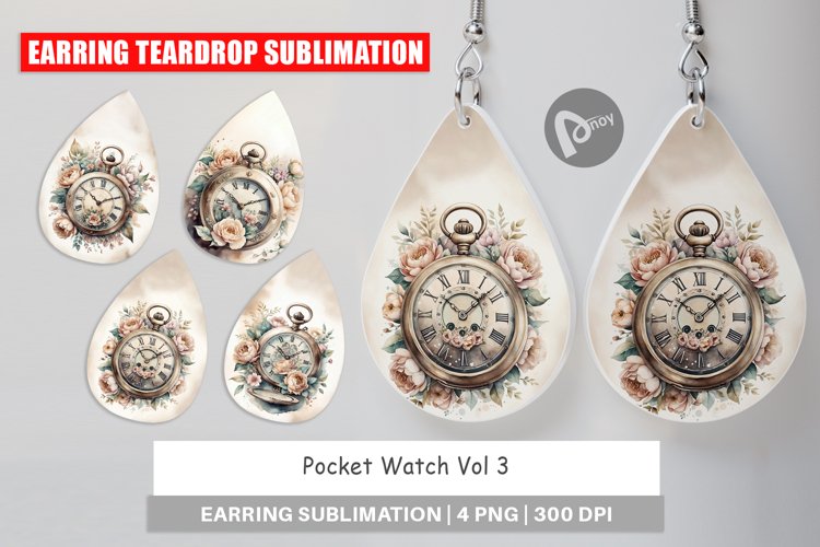 Earring Pocket Watch