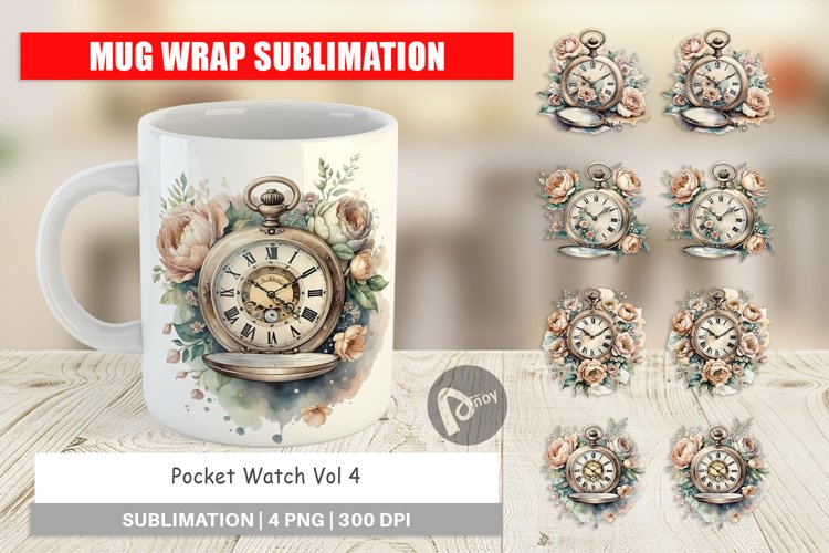 Pocket Watch Clipart Image 11