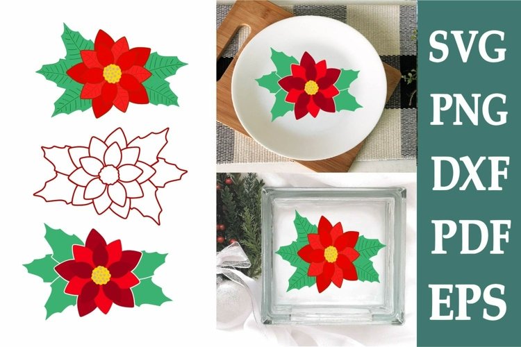 Christmas Floral Svg Image 17