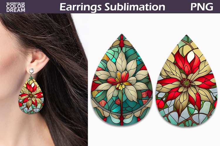 Sublimation Earrings Design Image 10