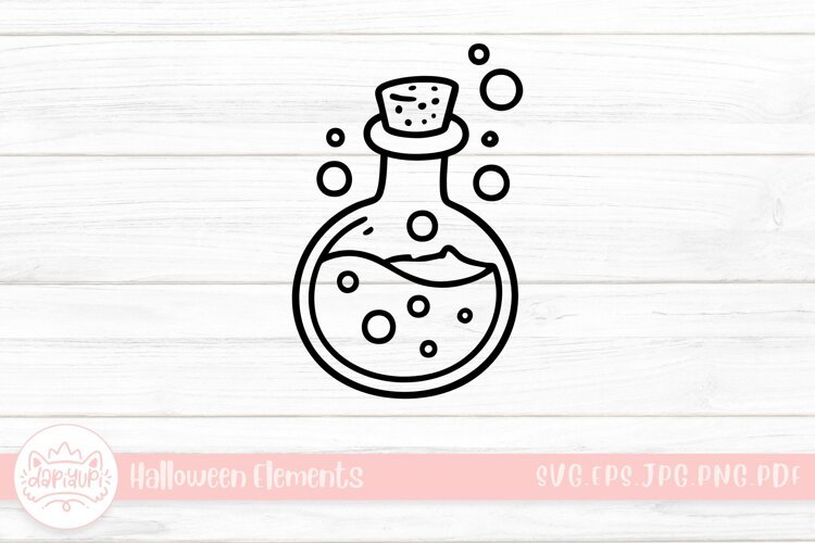 poison doodle halloween element example image 1