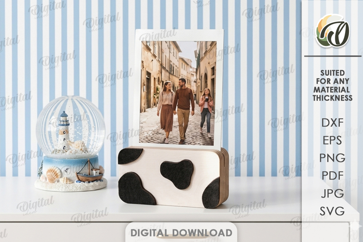 Polaroid Holder Laser Cut. Photo Display Stand SVG
