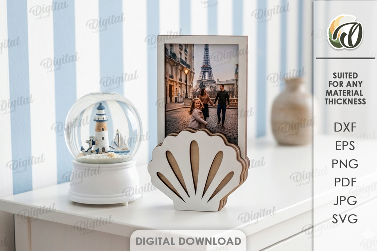 Polaroid Holder Laser Cut. Photo Display Stand SVG