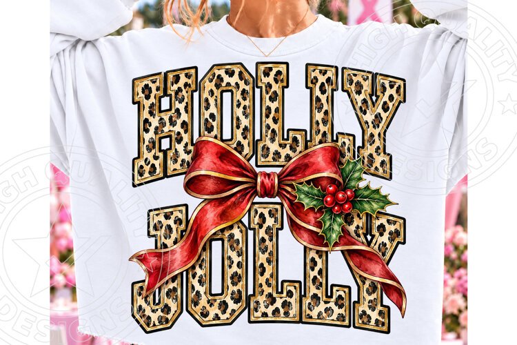 Polka Dots Stripes Holly Jolly Sublimation example image 1