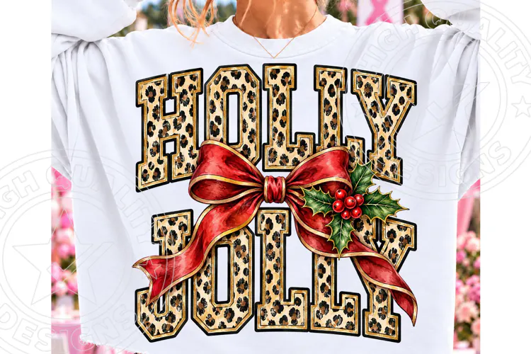 Polka Dots Stripes Holly Jolly Sublimation