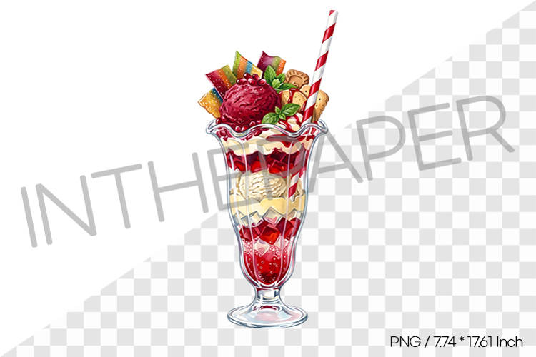 Pomegranate Parfait PNG Clipart Fruit Illustration Watercolo
